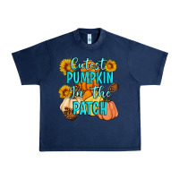 Navy Cutest Pumpkin In The Patch Urban Heavy Tee - Artiststas