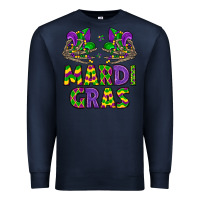 Navy mardi gras Premium Sweatshirt - LillyAllenDesigns