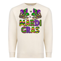 Sandshell mardi gras Premium Sweatshirt - LillyAllenDesigns