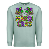 Seafoam mardi gras Premium Sweatshirt - LillyAllenDesigns