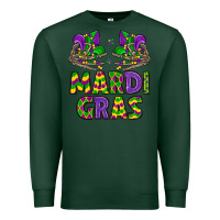 Sports Green mardi gras Premium Sweatshirt - LillyAllenDesigns