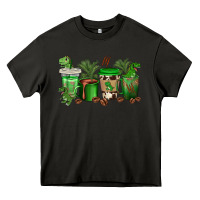 Asphalt t  rex coffee cups Heavy Core Tee - texasbilliewilder