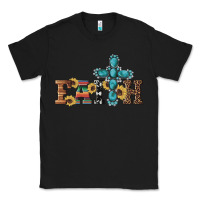 Black western gemstone cross faith Classic Tee - Artiststas