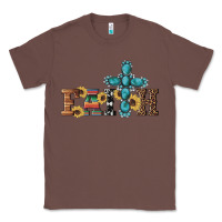 Chestnut western gemstone cross faith Classic Tee - Artiststas