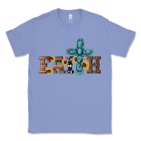 Colony Blue western gemstone cross faith Classic Tee - Artiststas