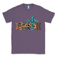 Lavender western gemstone cross faith Classic Tee - Artiststas