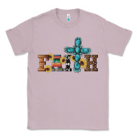 Lilac western gemstone cross faith Classic Tee - Artiststas