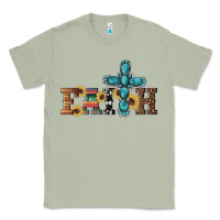 Matcha western gemstone cross faith Classic Tee - Artiststas
