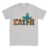 Moon Dust western gemstone cross faith Classic Tee - Artiststas