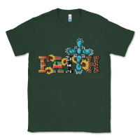 Sports Green western gemstone cross faith Classic Tee - Artiststas