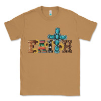 Toasted Coconut western gemstone cross faith Classic Tee - Artiststas