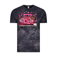 Cloud Black breast cancer farm truck Vintage Tee - Artiststas