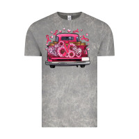 Cloud Rock breast cancer farm truck Vintage Tee - Artiststas