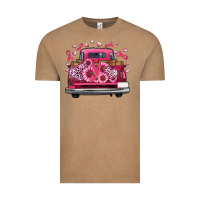 Vintage Coffee breast cancer farm truck Vintage Tee - Artiststas