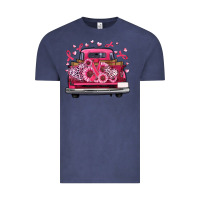 Vintage Denim breast cancer farm truck Vintage Tee - Artiststas