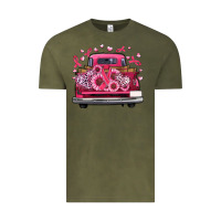 Vintage Olive breast cancer farm truck Vintage Tee - Artiststas