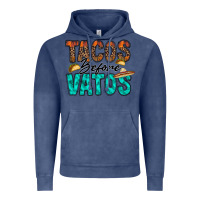 Vintage Denim tacos before vatos Vintage Hoodie - RacoonDesign