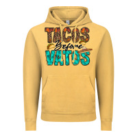 Vintage Mustard tacos before vatos Vintage Hoodie - RacoonDesign
