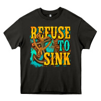 Asphalt refuse to sink western Heavy Core Tee - texasbilliewilder