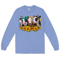 Colony Blue sunflower heifers Long Sleeve Tee - Jasminsmagicworld