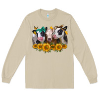 Mushroom sunflower heifers Long Sleeve Tee - Jasminsmagicworld