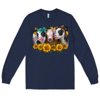 Navy sunflower heifers Long Sleeve Tee - Jasminsmagicworld