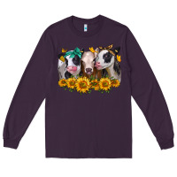 Plum sunflower heifers Long Sleeve Tee - Jasminsmagicworld