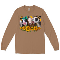Toasted Coconut sunflower heifers Long Sleeve Tee - Jasminsmagicworld
