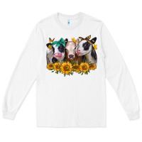 White sunflower heifers Long Sleeve Tee - Jasminsmagicworld