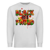 Dove Grey black and proud Premium Sweatshirt - LillyAllenDesigns