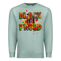 Black And Proud Premium Sweatshirt | Teevron