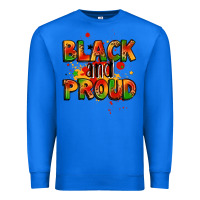 True Royal black and proud Premium Sweatshirt - LillyAllenDesigns