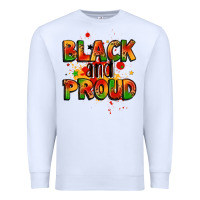 White black and proud Premium Sweatshirt - LillyAllenDesigns