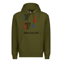 Army Green trump biden cars Premium Hoodie - Bettercallsaul