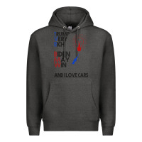 Charcoal Heather trump biden cars Premium Hoodie - Bettercallsaul