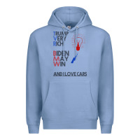 Colony Blue trump biden cars Premium Hoodie - Bettercallsaul