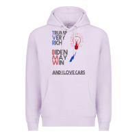 Lilac trump biden cars Premium Hoodie - Bettercallsaul