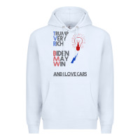White trump biden cars Premium Hoodie - Bettercallsaul