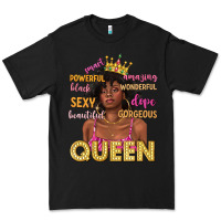Black queen afro woman Premium Tee - texasbilliewilder