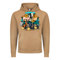 Vintage Camel farm truck farm animals Vintage Hoodie - FaDigitalArtStudio
