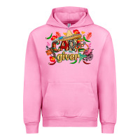 Fuchsia Pink cinco de mayo caregiver Urban Hoodie - CowGirlArtShop