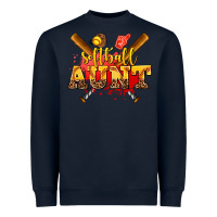 Navy softball aunt Heavyweight Sweatshirt - AdoDesignShop