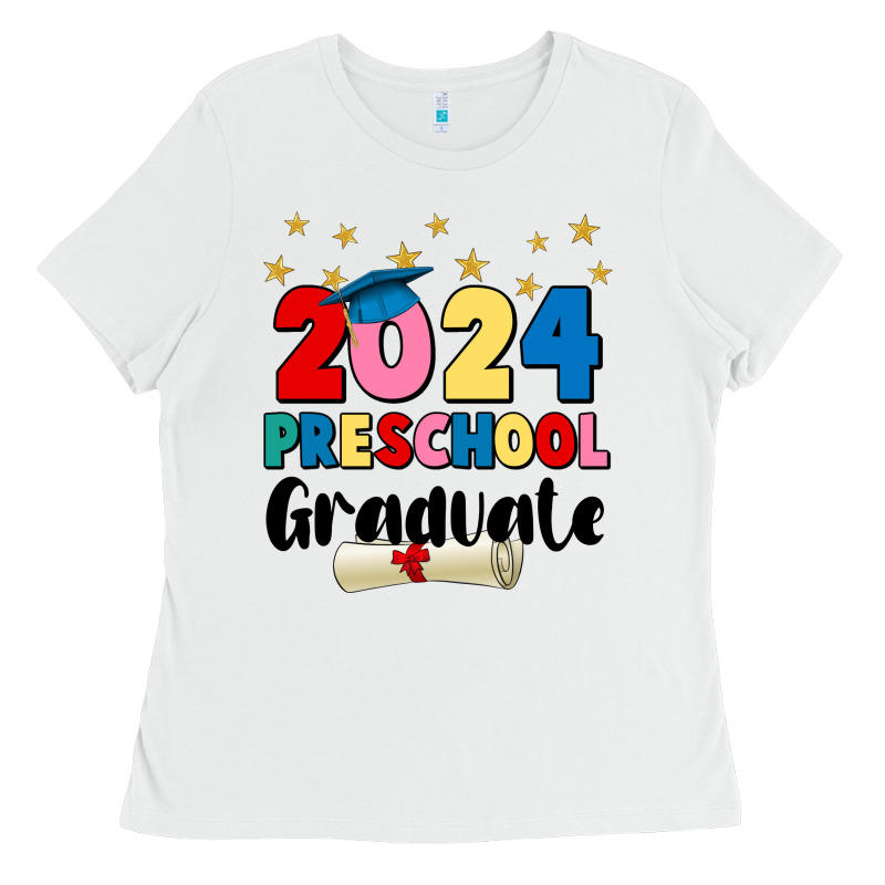 2024 Preschool Graduate Ladies Tee by JahusDesignShop | Teevron