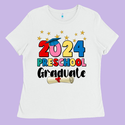 2024 Preschool Graduate Ladies Tee Designed By Jahusdesignshop