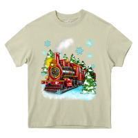 Mossy christmas polar express Heavy Core Tee - Zillion Design Studio