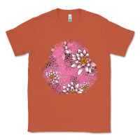 Copper lotus patches Classic Tee - AdoDesignShop