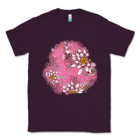 Plum lotus patches Classic Tee - AdoDesignShop