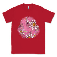 Red lotus patches Classic Tee - AdoDesignShop