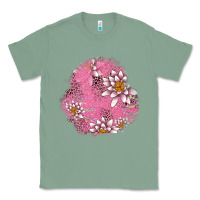 Sage lotus patches Classic Tee - AdoDesignShop