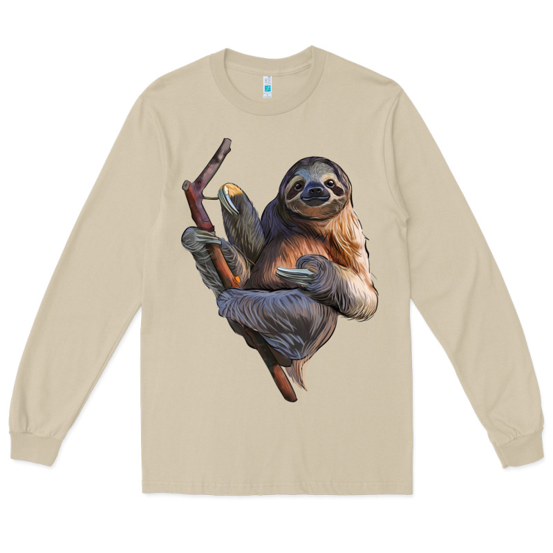 Sloth Long Sleeve Tee by LillyAllenDesigns | Teevron